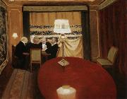 Felix Vallotton The Poker Game oil on canvas